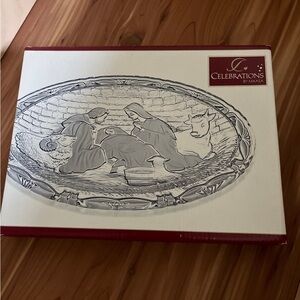 Celebrations by Mikasa,  Rejoice Crystal Collection - Nativity Plaque